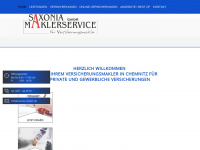 saxonia-makler.de Webseite Vorschau