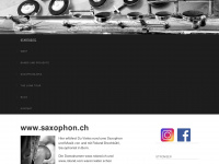 saxophon.ch Webseite Vorschau