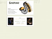 saxopiano.ch Webseite Vorschau