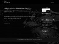 say-y.de Webseite Vorschau