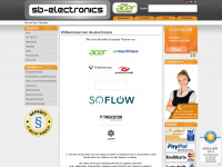 sb-electronics.de Webseite Vorschau