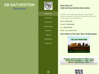 sb-naturstein.de Webseite Vorschau