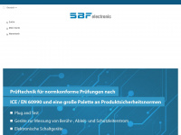 sbf-electronic.de Webseite Vorschau