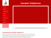 cannstatter-volksfestverein.de Webseite Vorschau