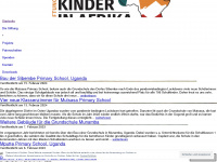 kinder-in-afrika.de Webseite Vorschau