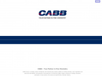 cabb-chemicals.com Webseite Vorschau