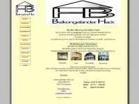 balkon-hack.de Webseite Vorschau