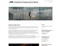 artistenschule-berlin.de Webseite Vorschau