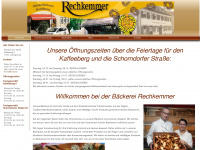 baeckerei-rechkemmer.de Webseite Vorschau