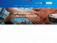 djk-coesfeld.de Webseite Vorschau