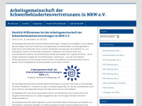 sbv-nrw.de Webseite Vorschau