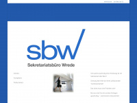 sbw-wrede.de Webseite Vorschau