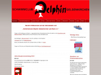 sc-delphin-ge.de Webseite Vorschau