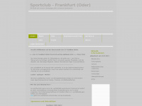 sc-frankfurt-oder.de Webseite Vorschau