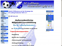 sc-lussberg.de Webseite Vorschau