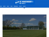 sc-wakendorf.de Webseite Vorschau