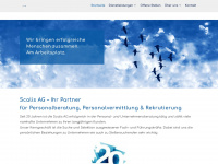 scalis.ch Webseite Vorschau