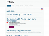 scalpina.ch Webseite Vorschau