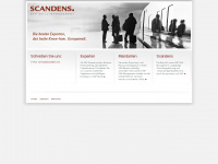 scandens.de Webseite Vorschau