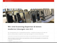 scansystems.ch Webseite Vorschau
