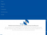 scaphusia.ch Webseite Vorschau
