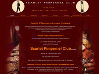 scarlet-pimpernel-club.de Webseite Vorschau