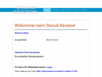 scbaeretswil.ch Webseite Vorschau