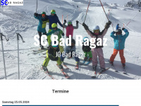 scbadragaz.ch Webseite Vorschau
