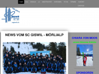 scgiswil.ch Webseite Vorschau