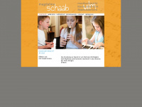 schaab-musikunterricht.de Webseite Vorschau