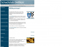 schachclub-dietikon.ch Webseite Vorschau