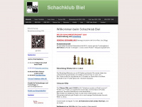 schachklub-biel.ch Webseite Vorschau