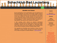 schachklub-bad-lauterberg.de Webseite Vorschau