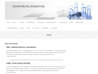 schachklub-langenthal.ch Webseite Vorschau