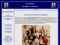 schachklub-stmartin.at Webseite Vorschau