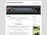 schaeferhundeverein-waiblingen.de Webseite Vorschau