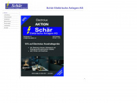 schaer-elektro.ch Webseite Vorschau