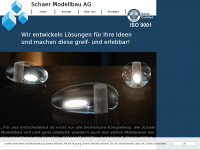 schaer-modellbau.ch Webseite Vorschau