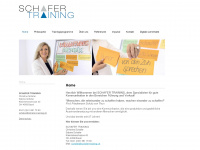 schafer-training.ch Webseite Vorschau