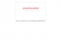 schaffelhofer.at Webseite Vorschau