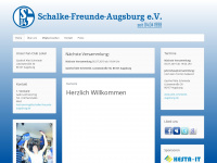 schalke-freunde-augsburg.de Webseite Vorschau