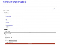 schalke-fanclub-coburg.de Webseite Vorschau