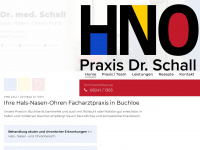 schall-hno.de Webseite Vorschau