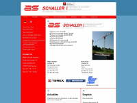 schaller-sa.ch Webseite Vorschau