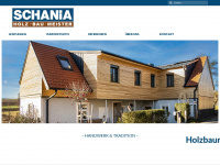 schania-bau.at Webseite Vorschau