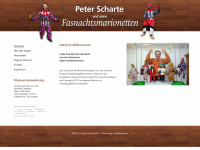 scharte-marionetten.de Webseite Vorschau