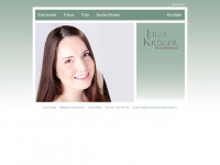 schauspielerin-julia-krueger.de Webseite Vorschau