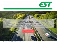 schefer-transporte.ch Webseite Vorschau