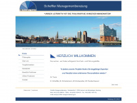 scheffler-managementberatung.de Webseite Vorschau