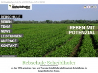 scheiblhofer-reben.at Webseite Vorschau